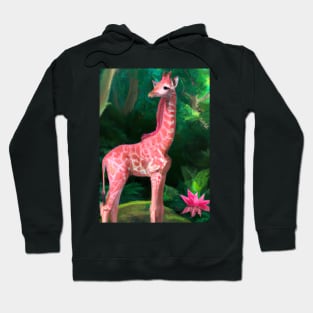 Pink Giraffe Hoodie